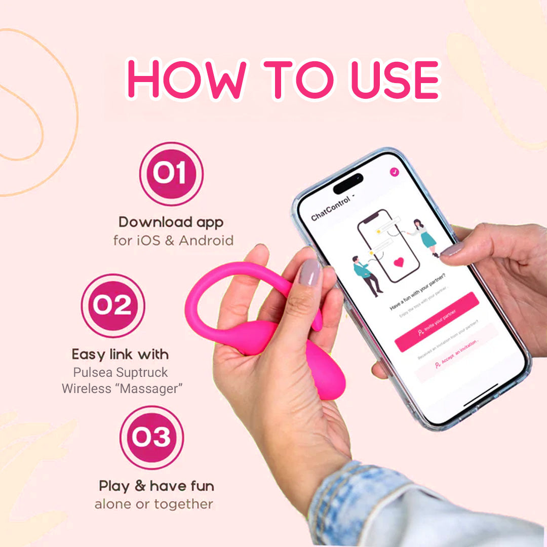 💥 2025 Limited 70% ️OFF 💦 PULSEA Suptruck X15 Wireless Massager 📱 Global Control & 15 Modes