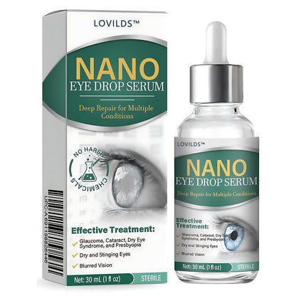 Nano Eye Drops Serum ✅FDA Approved(Suitable for presbyopia, dry eye syndrome, glaucoma, and cataracts) 👀