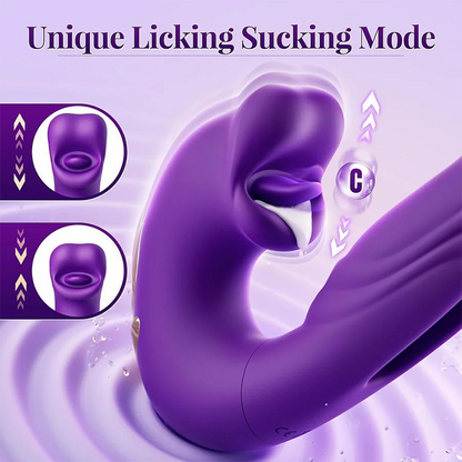 ❄️ Flash Sale 70% OFF 💋 2025 Upgraded Luvora™ 4-in-1 Flapping & Licking Vibrator