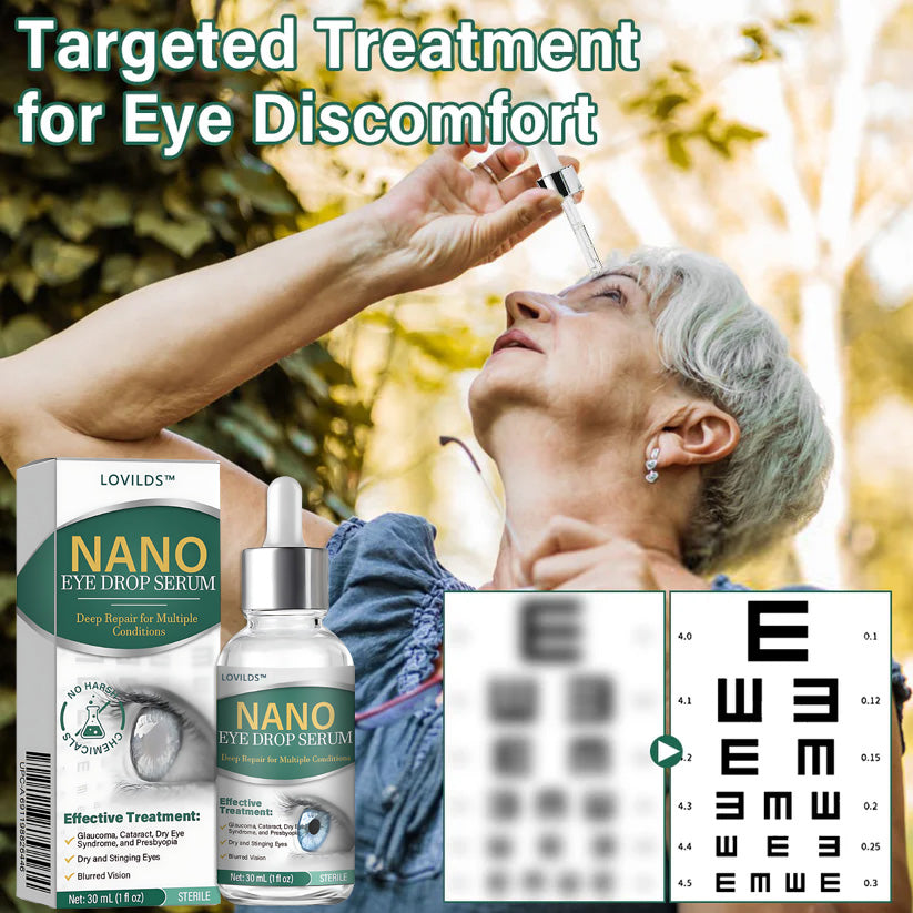 Nano Eye Drops Serum ✅FDA Approved(Suitable for presbyopia, dry eye syndrome, glaucoma, and cataracts) 👀